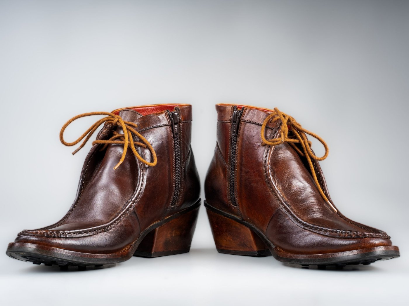 The Florence, front view and moc-toe